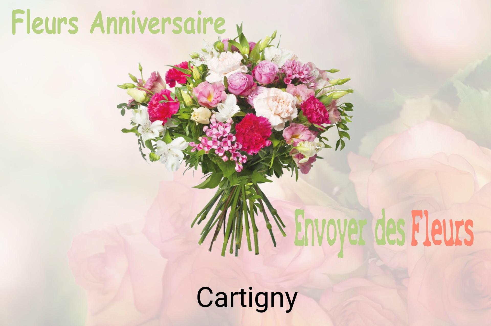 Bouquet de fleurs d’anniversaire livré à Cartigny